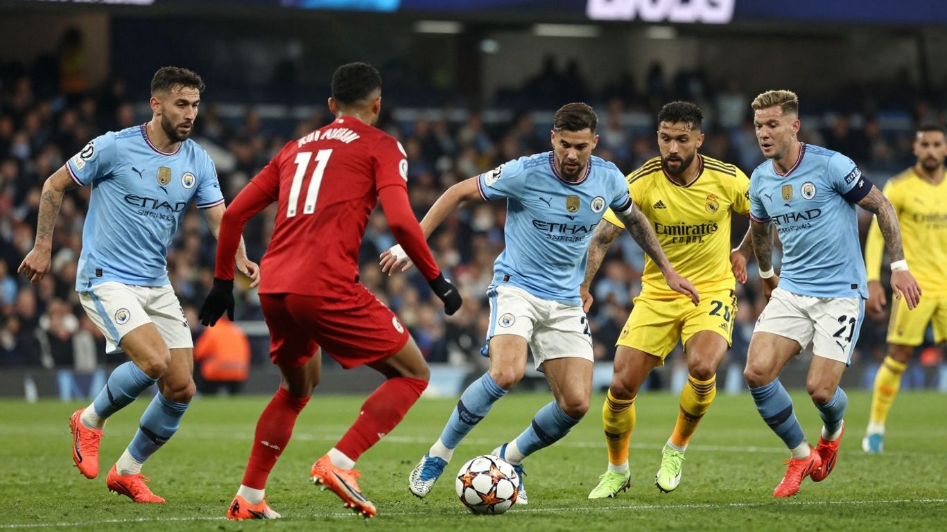 Manchester City Vira Sobre Real Madrid no Bernabéu em Jogo Eletrizante da Champions League