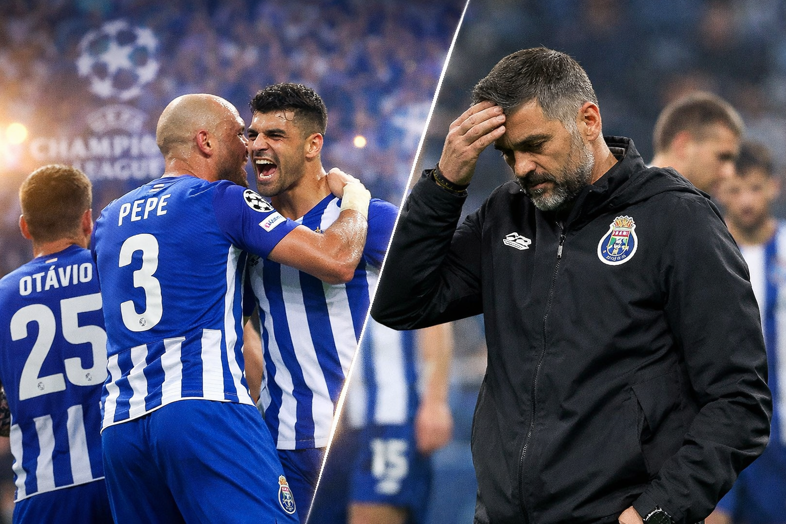 7 sinais fortes que explicam o momento positivo e negativo do FC Porto na Europa