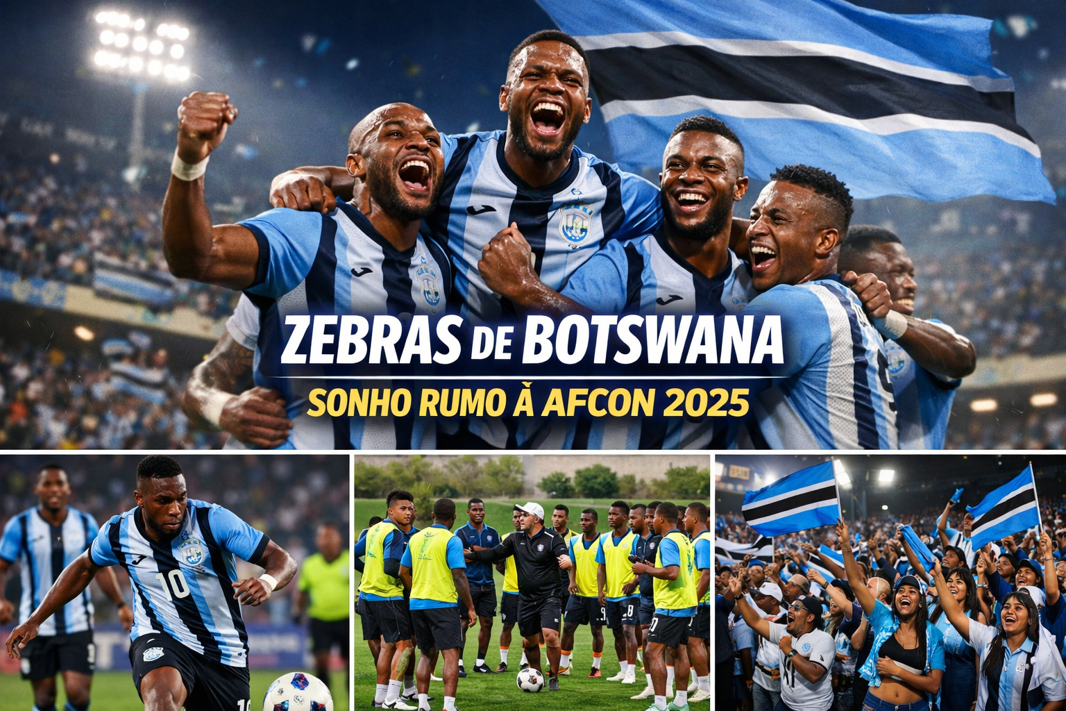 Zebras de Botswana: 7 Lições Inspiradoras do Sonho na AFCON