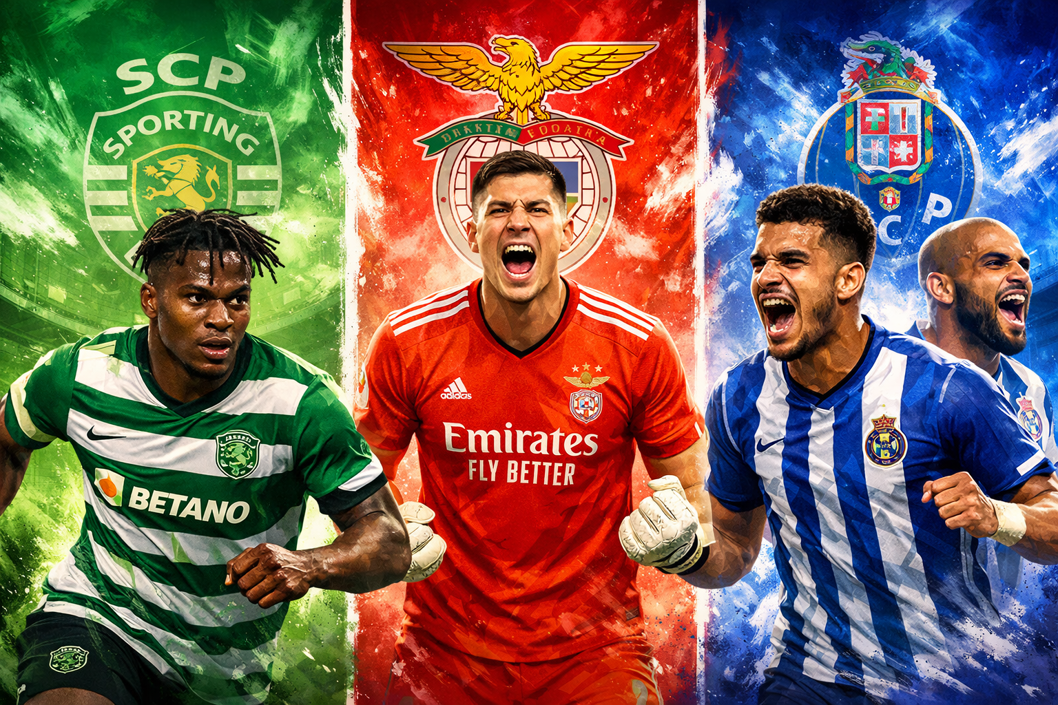 FC Porto, Sporting e Benfica: contas, tabela e a corrida ao título na Liga Portugal Betclic 2025‑26