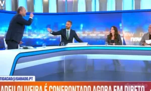 Amadeu Oliveira perde a paciência em direto, levanta-se aos gritos e abandona estúdio do NOW